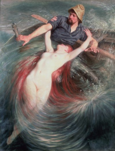 The Fisherman and the Siren by Knut Ekvall